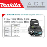 MAKITA GENERAL PURPOSE POUCH, E-05153